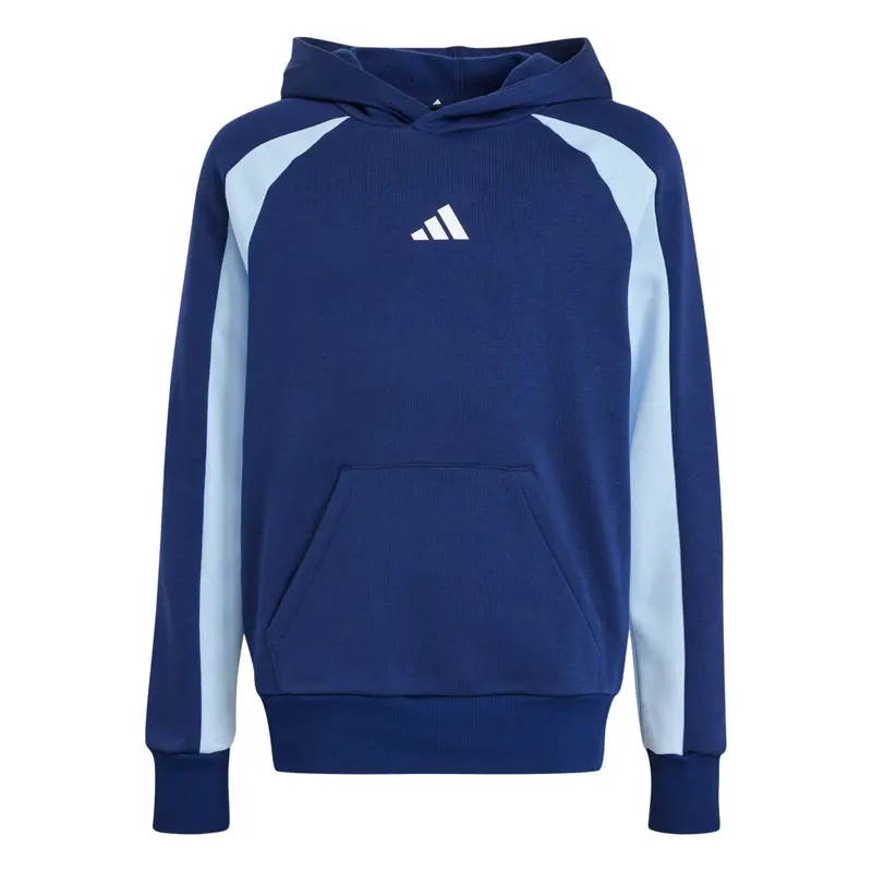 Felpa con cappuccio per bambini adidas Essentials Colorblock Bleu