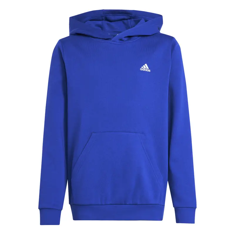 Felpa con cappuccio per bambini adidas Essentials Small Logo Feel Cozy Fleece Bleu