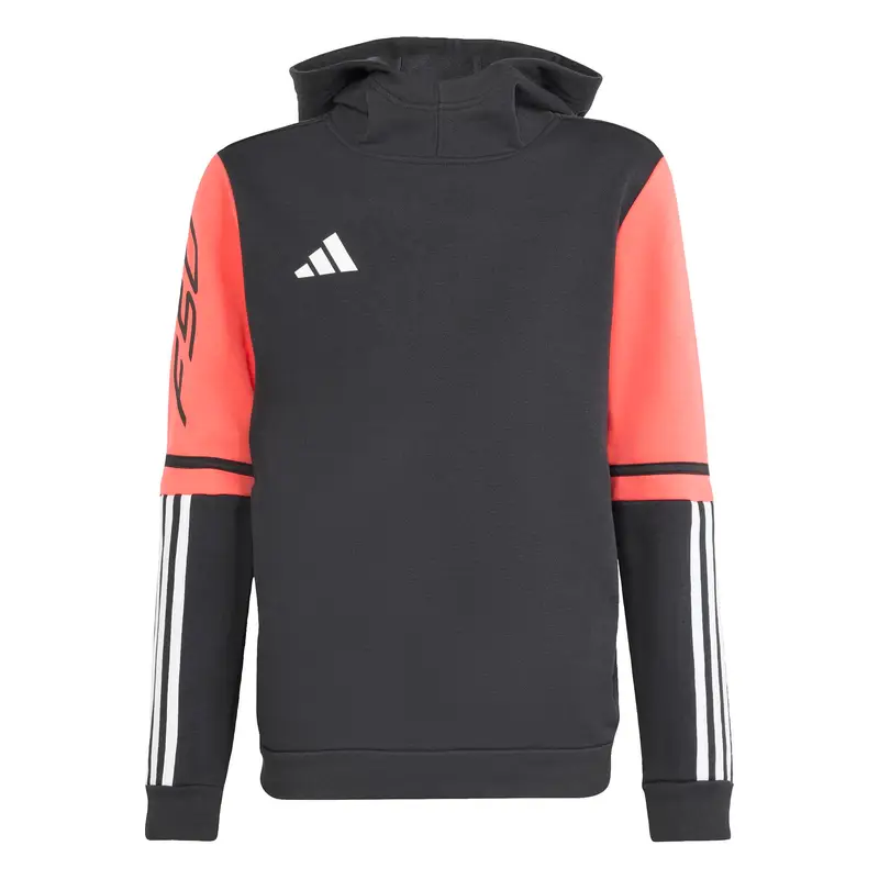 Felpa con cappuccio per bambini adidas F50 Noir