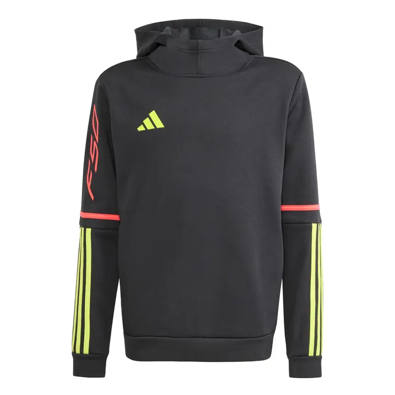 Felpa con cappuccio per bambini adidas F50 Noir