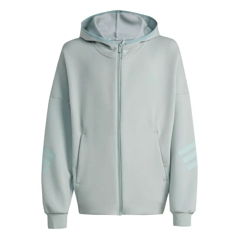 Felpa con cappuccio per bambini adidas Future Icons 3-Stripes Vert