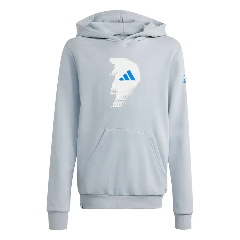 Felpa con cappuccio per bambini adidas Jude Bellingham Gris