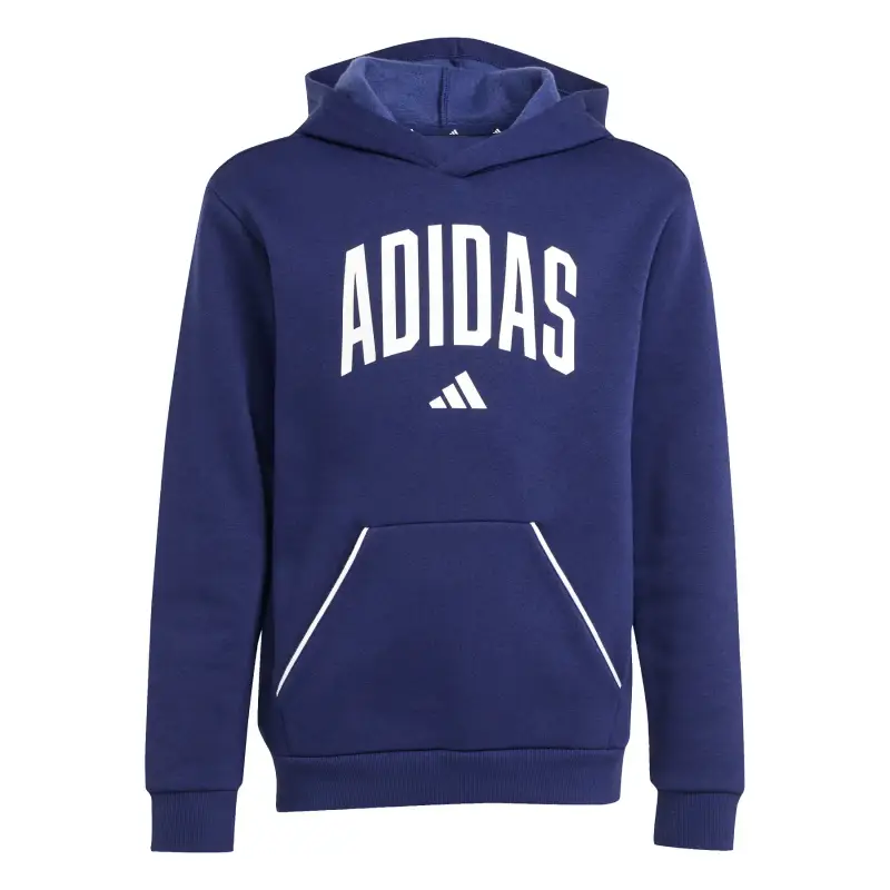 Felpa con cappuccio per bambini adidas Seasonals Essentials Collegiate