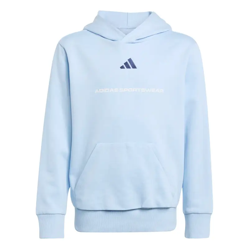 Felpa con cappuccio per bambini adidas Slogan