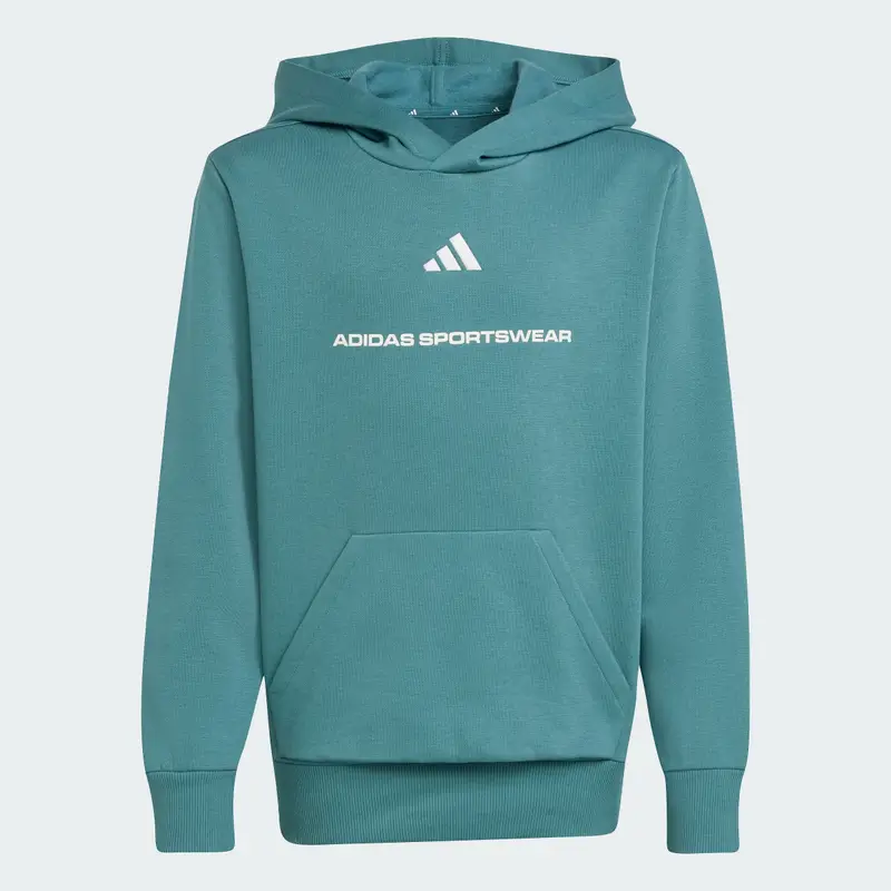 Felpa con cappuccio per bambini adidas Slogan Vert