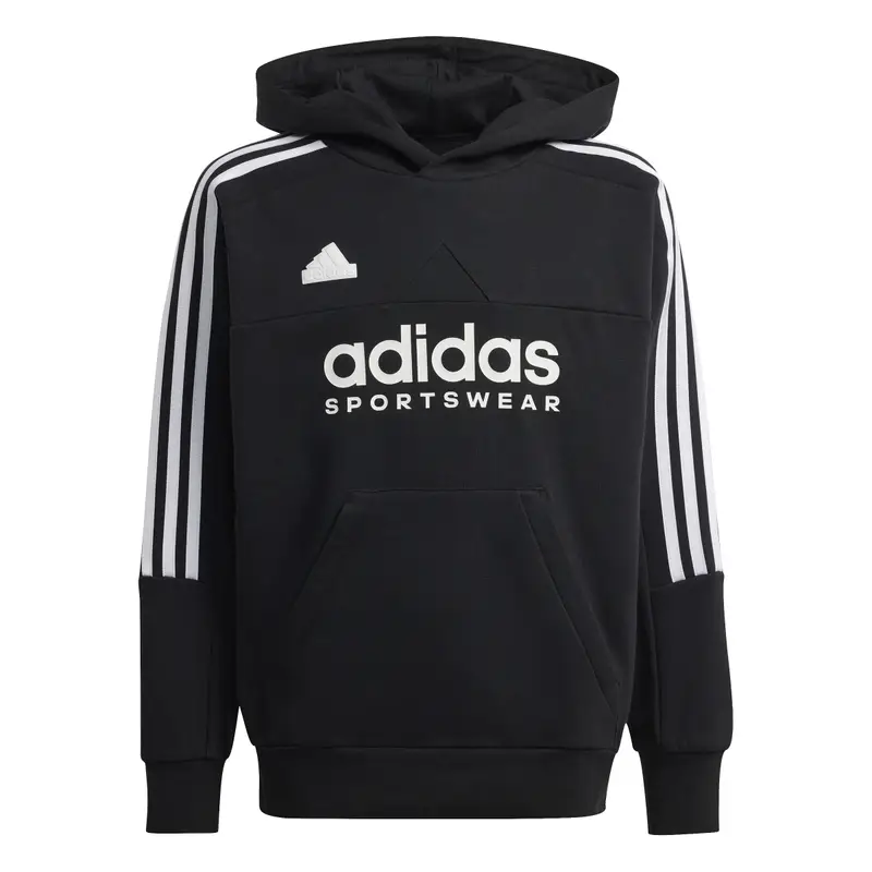 Felpa con cappuccio per bambini adidas Tiro Fleece Noir