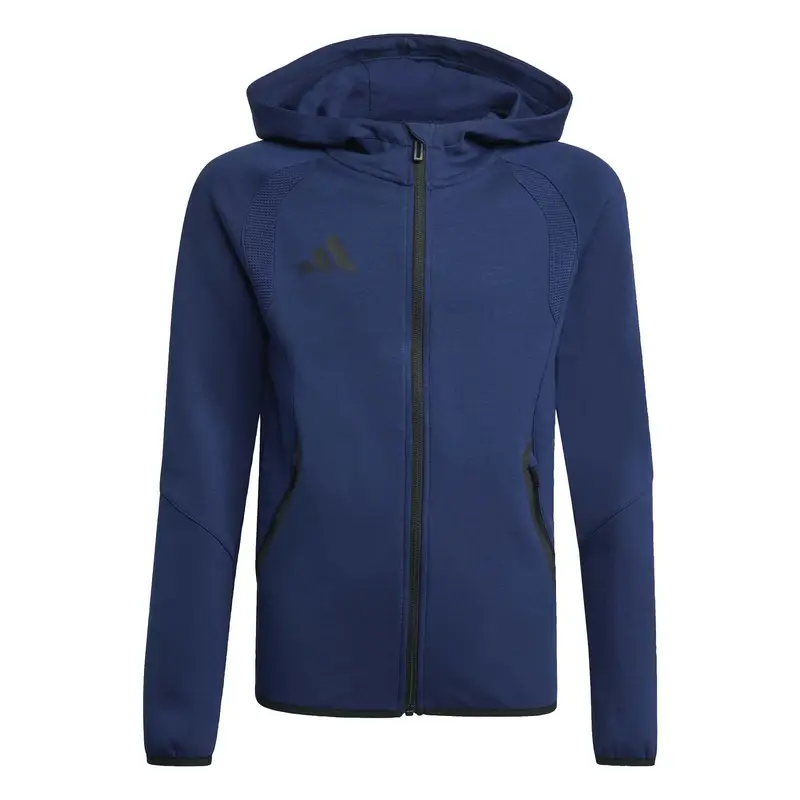 Felpa con cappuccio per bambini adidas Tiro Travel Bleu