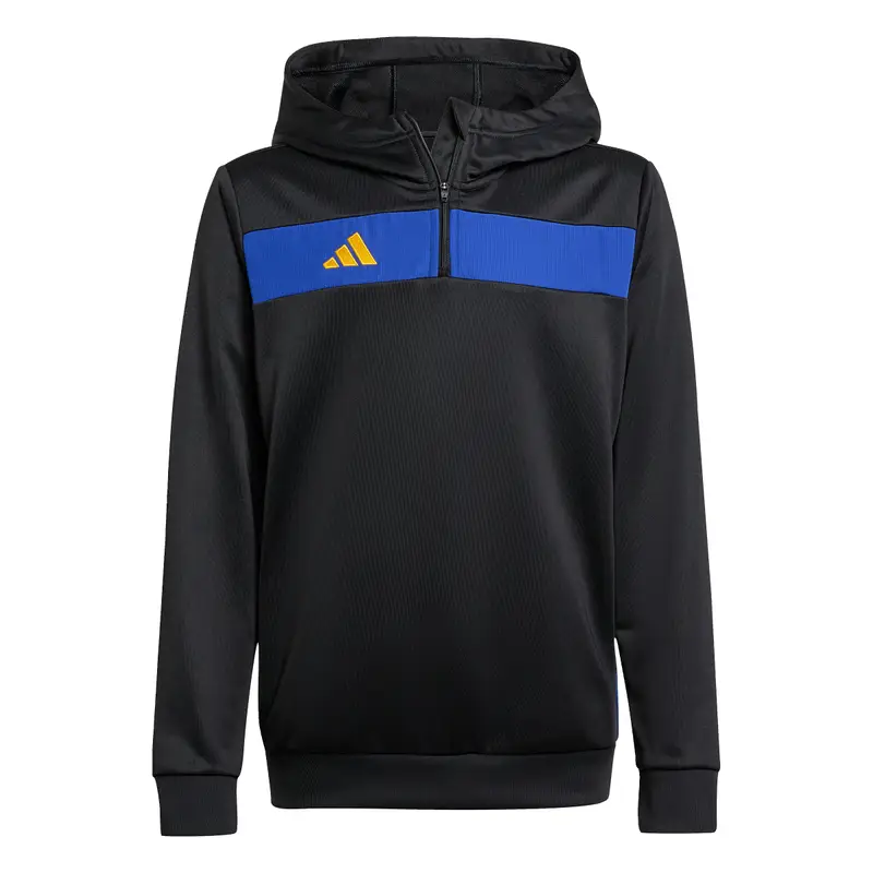 Felpa con cappuccio per bambini adidas Tiro25 essentials Noir