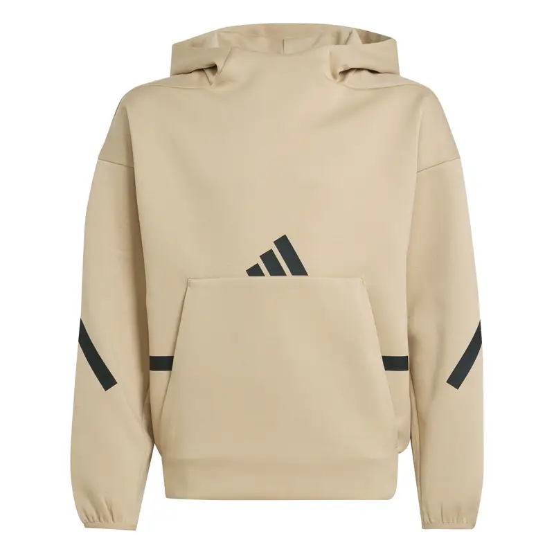 Felpa con cappuccio per bambini adidas Z.N.E Beige