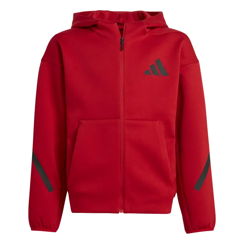 Felpa con cappuccio per bambini adidas Z.N.E Rouge