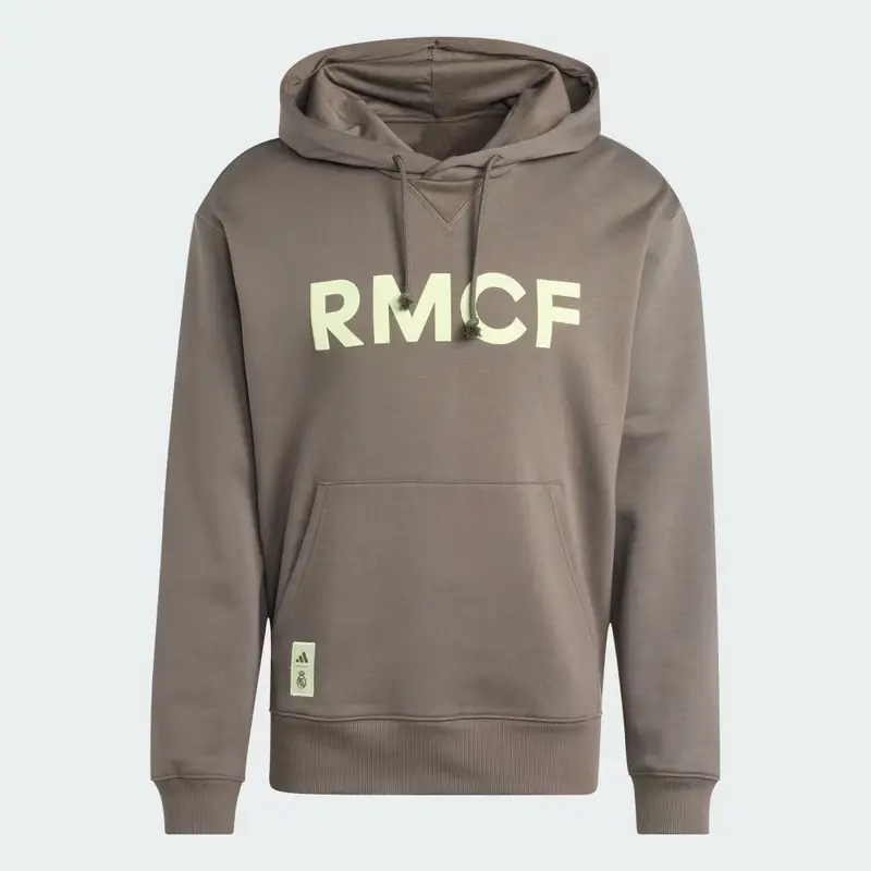 Felpa con cappuccio Real Madrid Seasonal Utility Grey miniatura 4