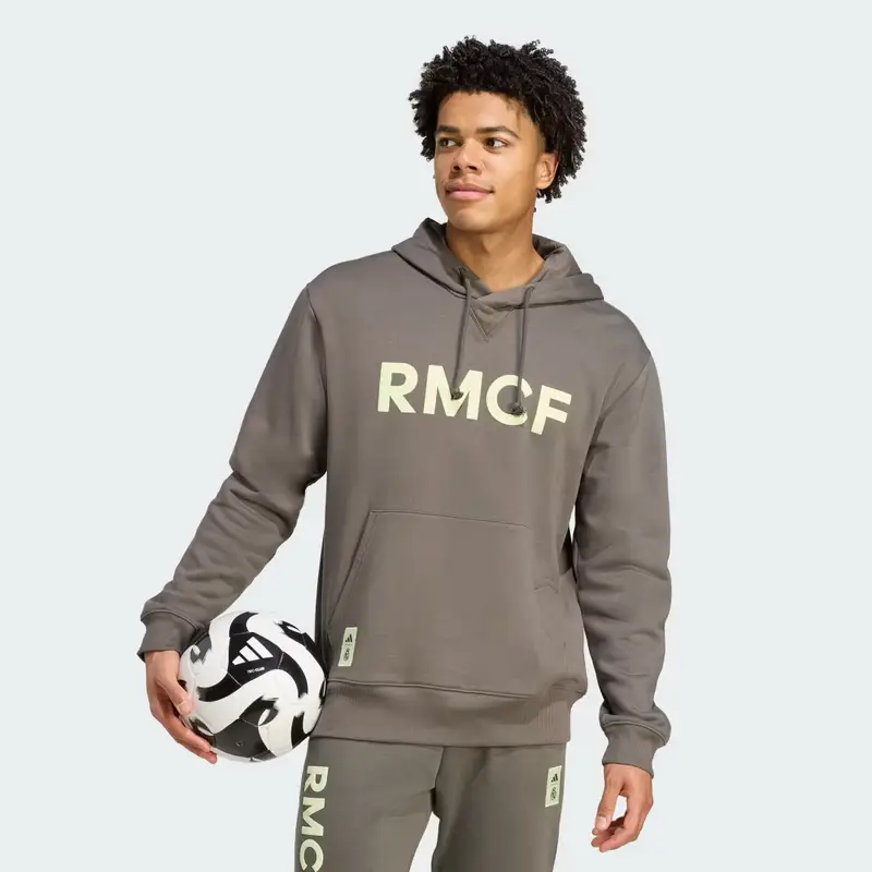 Felpa con cappuccio Real Madrid Seasonal Utility Grey