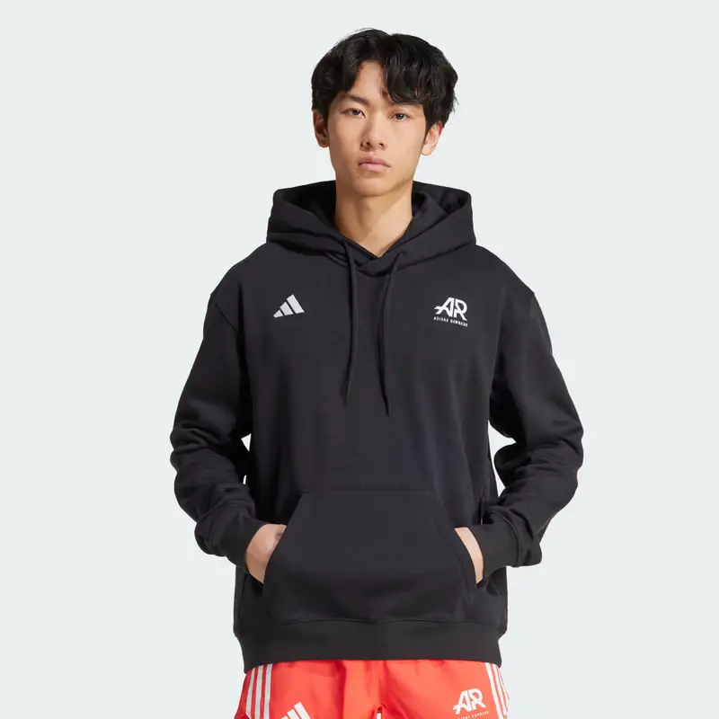 Felpa con cappuccio Runners (Neutral) Black