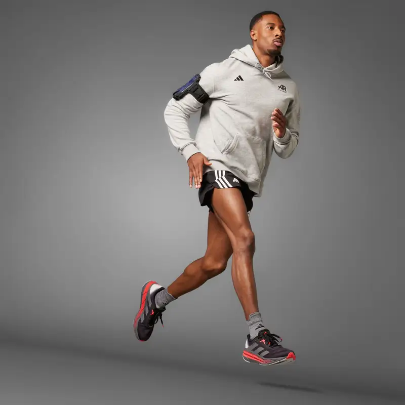 Felpa con cappuccio Runners (Neutral) Medium Grey Heather miniatura 4