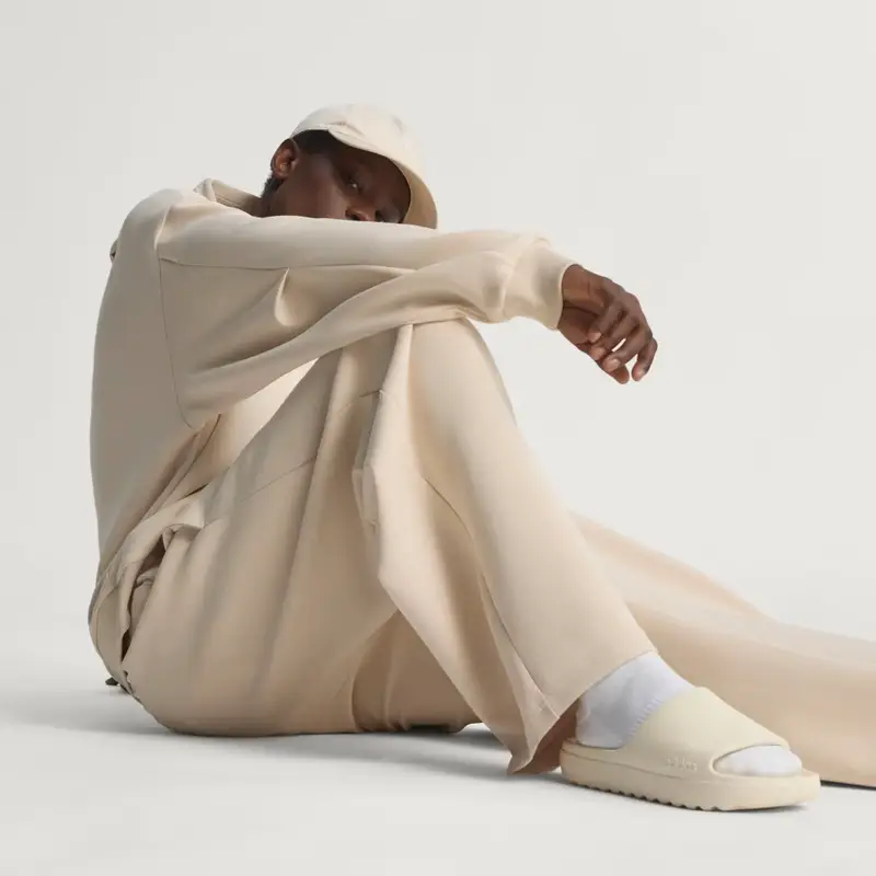 FELPA CON CAPPUCCIO SOFT LUX Crystal Linen miniatura 3