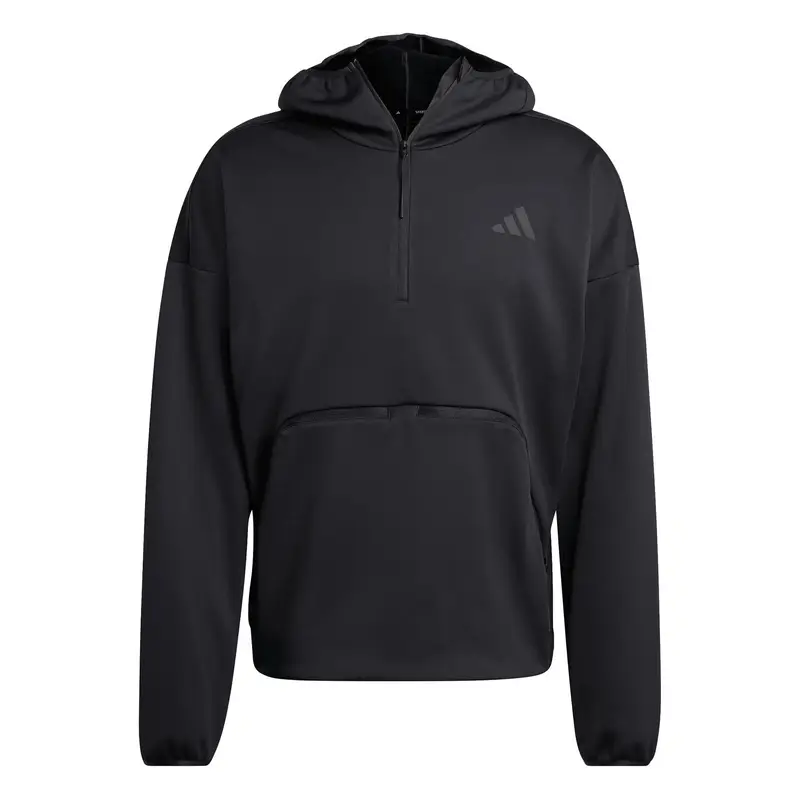 Felpa con cappuccio softshell 1/2 zip adidas City Tech Noir