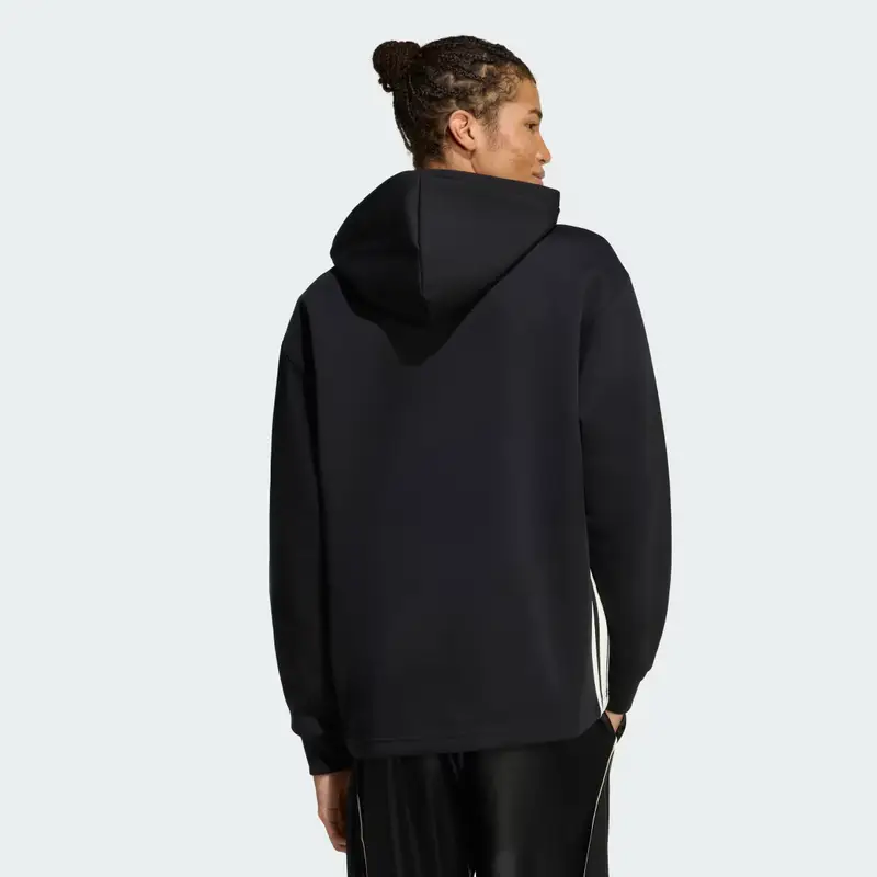 FELPA CON CAPPUCCIO STADIUM GRAPHIC Black miniatura 2