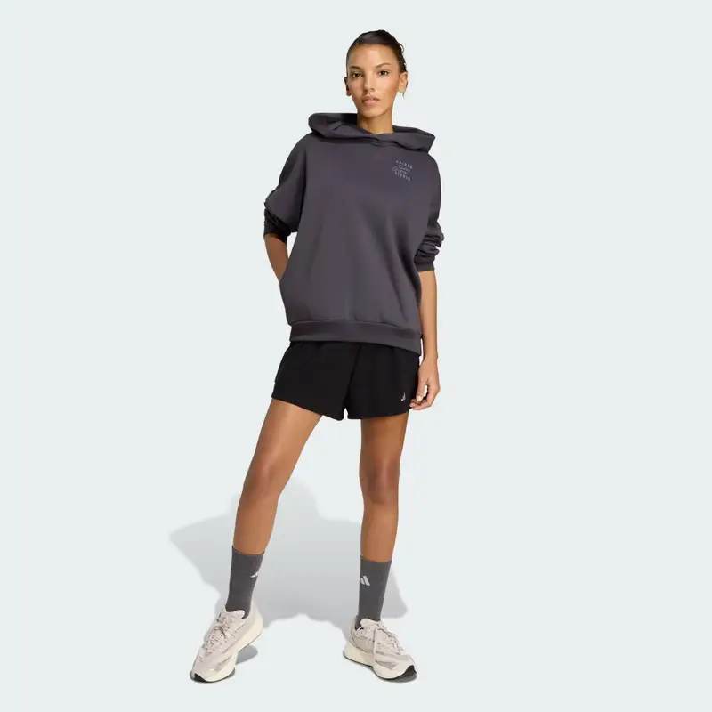 Felpa con cappuccio Studio 3 strisce Aurora Onix miniatura 3