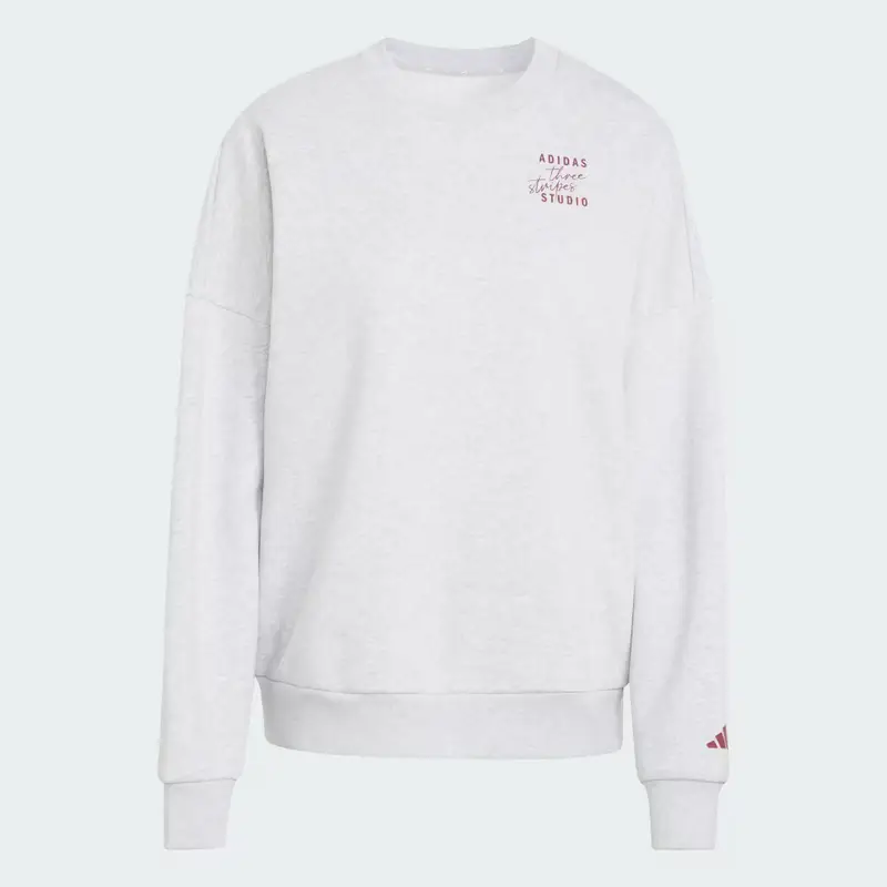 FELPA CON CAPPUCCIO STUDIO FL CON 3 STRISCE Light Grey Heather miniatura 4