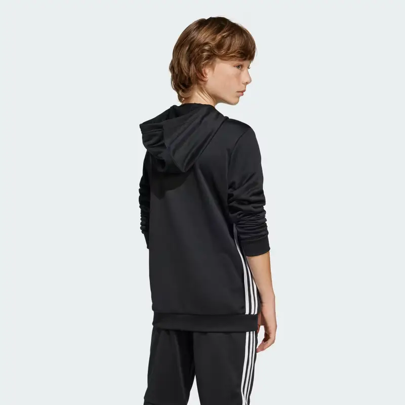 Felpa con cappuccio Tiro 25 Essentials Sweat Junior Black miniatura 3