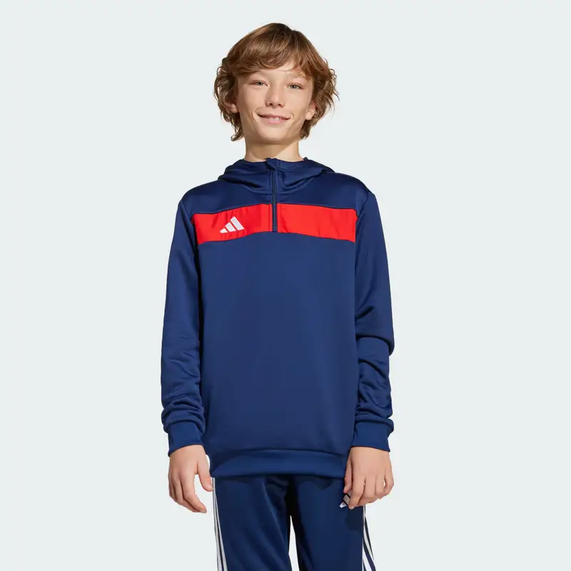 Felpa con cappuccio Tiro 25 Essentials Sweat Junior Team Navy