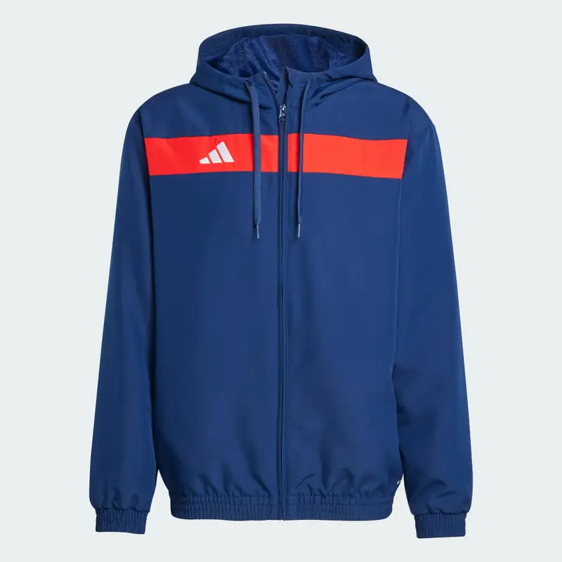 Felpa con cappuccio Tiro 25 Essentials Woven Team Navy miniatura 4