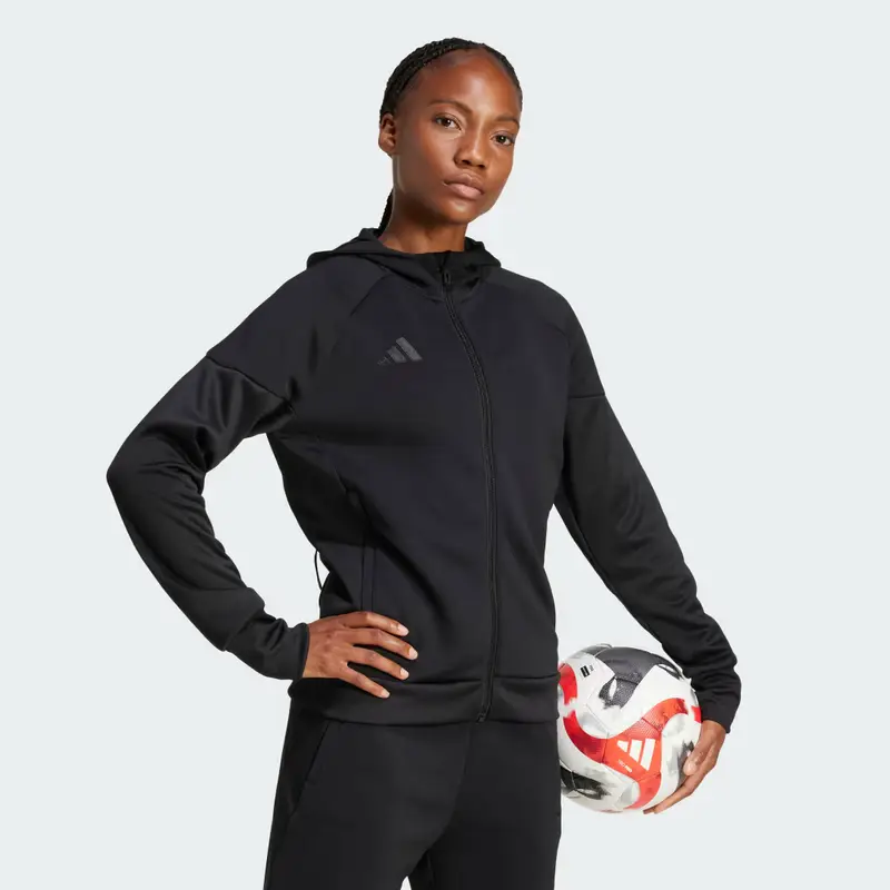 Felpa con cappuccio Tiro 25 Full-Zip Black miniatura 3