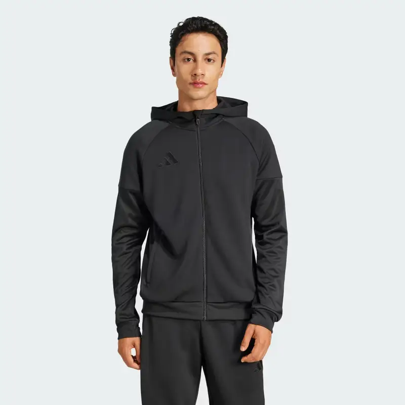 Felpa con cappuccio Tiro 25 Full-Zip Black