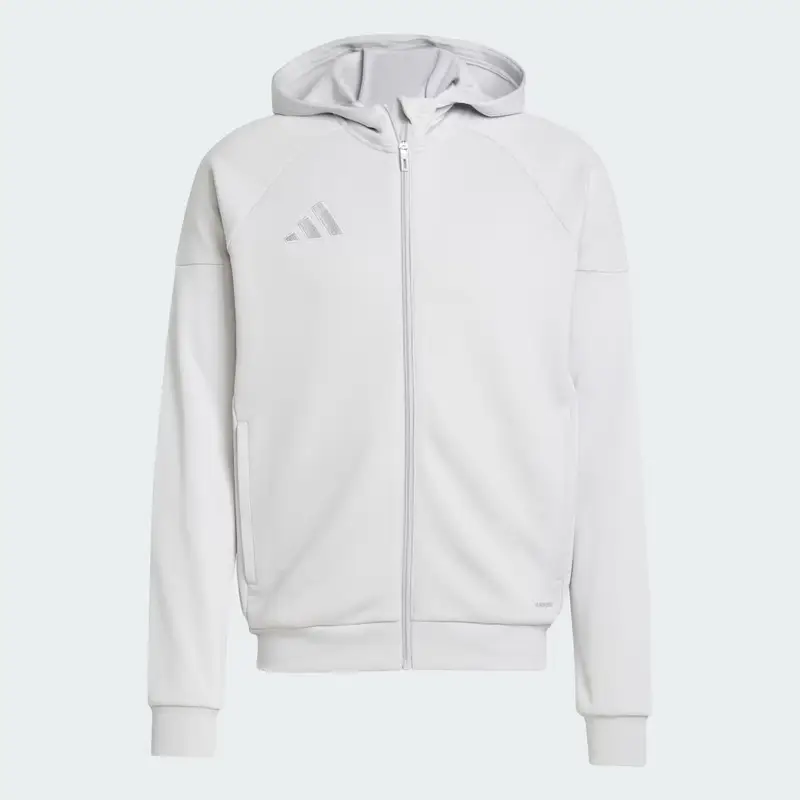 Felpa con cappuccio Tiro 25 Full-Zip Team Light Grey miniatura 4