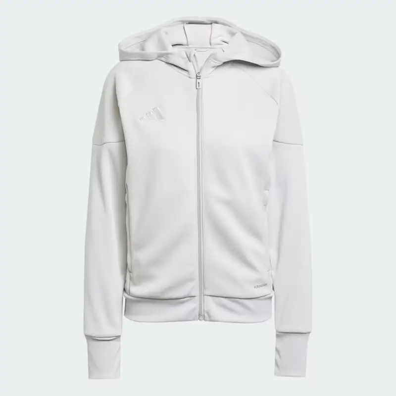 Felpa con cappuccio Tiro 25 Full-Zip Team Light Grey miniatura 4