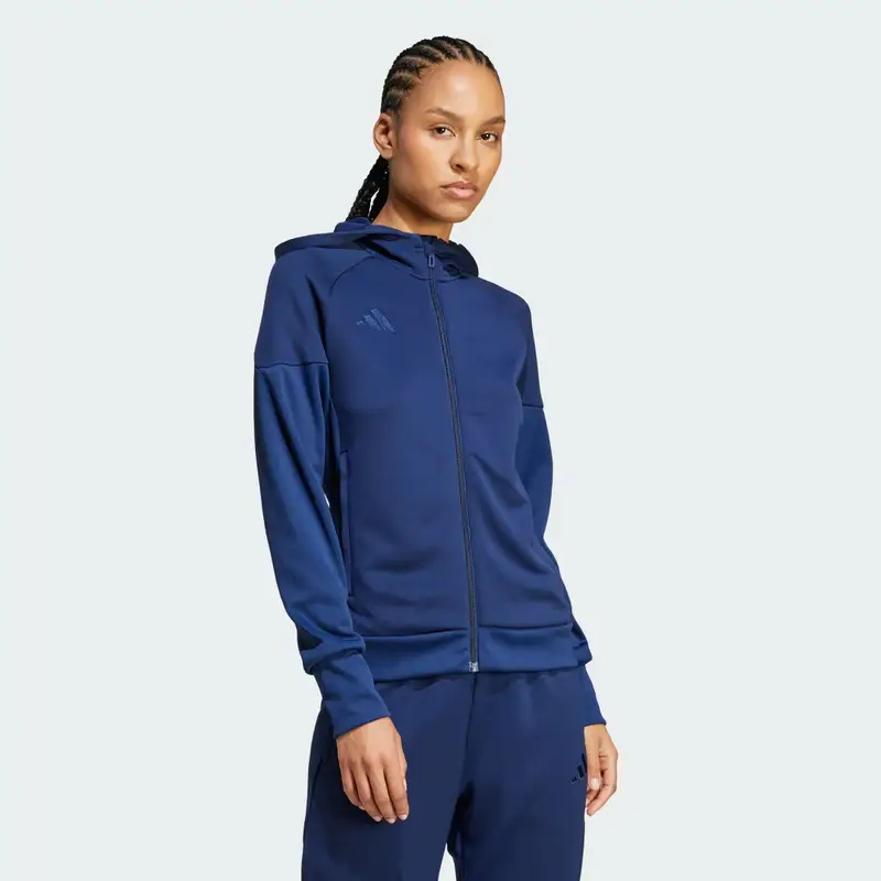 Felpa con cappuccio Tiro 25 Full-Zip Team Navy Blue 2