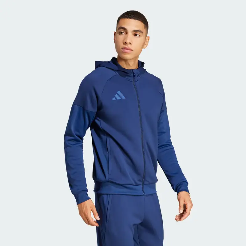 Felpa con cappuccio Tiro 25 Full-Zip Team Navy Blue 2 miniatura 3