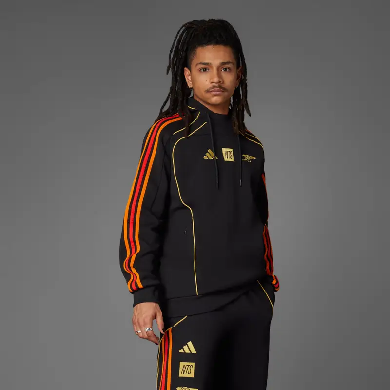 Felpa con cappuccio UBP Doubleknit Arsenal x NTS Black