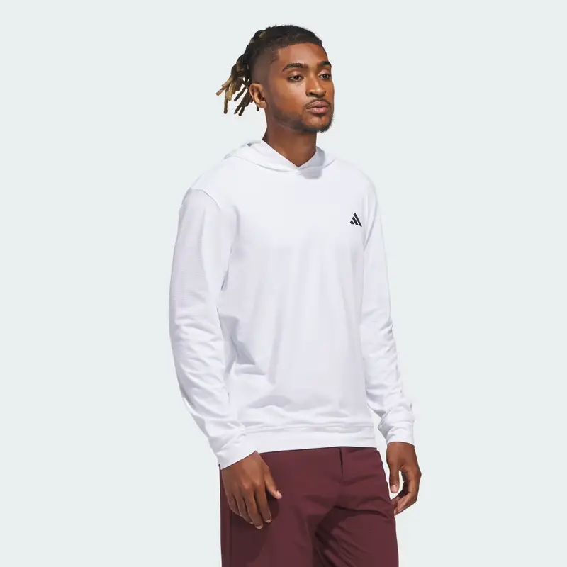 Felpa con cappuccio Ultimate365 Elevated Pullover White miniatura 3