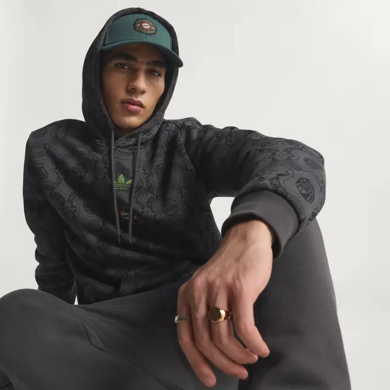 Felpa con cappuccio Wiesn FC Bayern Monaco Utility Black