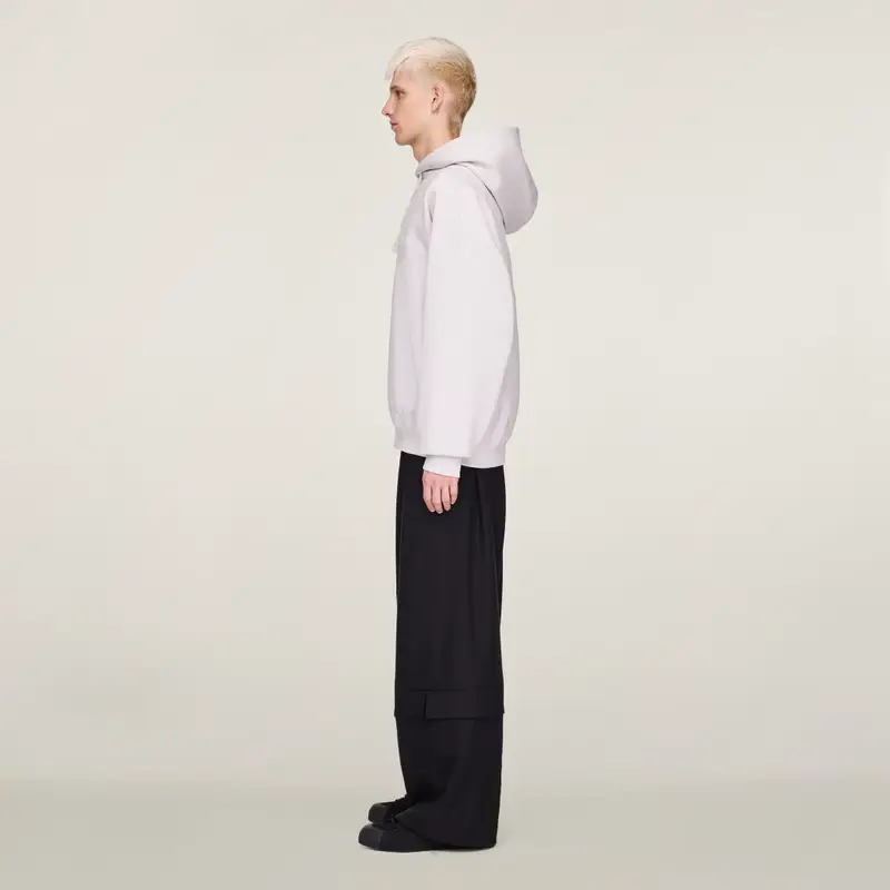 Felpa con cappuccio Y-3 FT Chalk Pearl miniatura 2