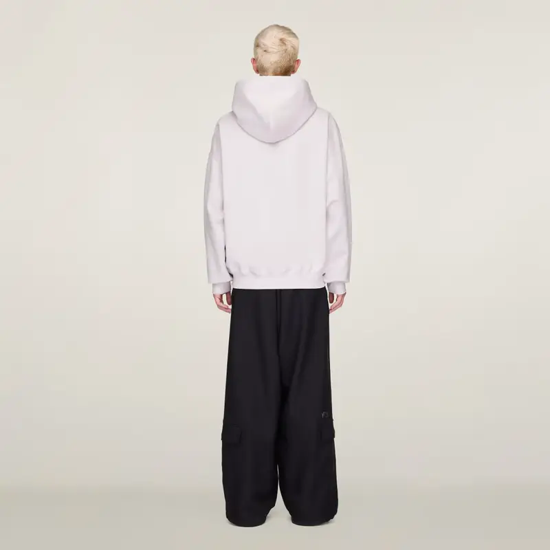 Felpa con cappuccio Y-3 FT Chalk Pearl miniatura 3