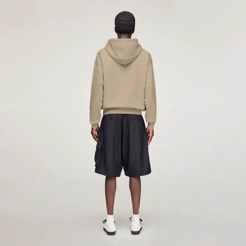 Felpa con cappuccio Y-3 FT Light Brown miniatura 2