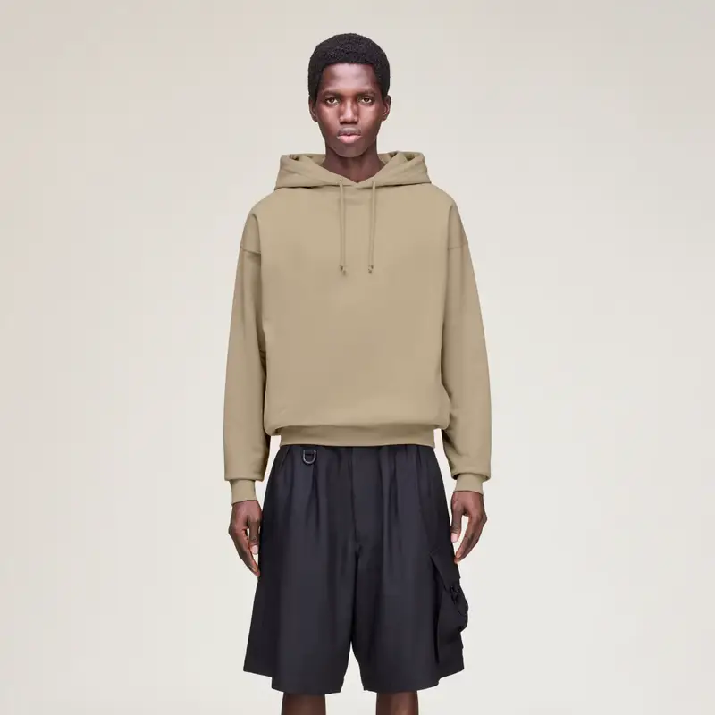 Felpa con cappuccio Y-3 FT Light Brown