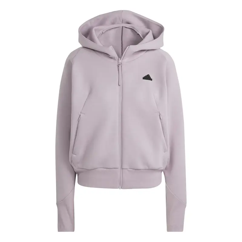 Felpa con cappuccio zip per donna adidas Z.N.E Violet