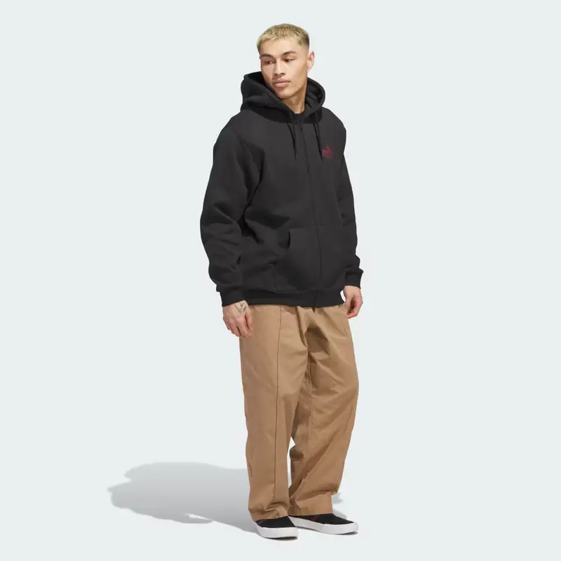 Felpa con cappuccio Zip Up Graphic Shmangry Black miniatura 3