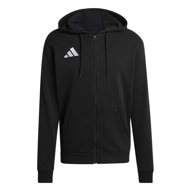 Felpa con cerniera a cappuccio adidas Entrada 26 Noir