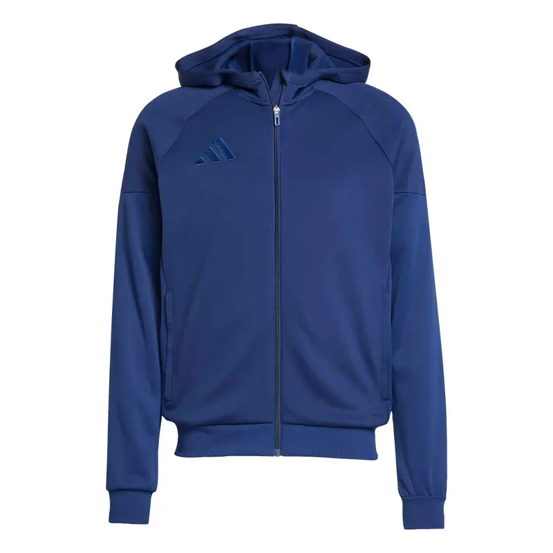 Felpa con cerniera a cappuccio adidas Tiro 25 Bleu