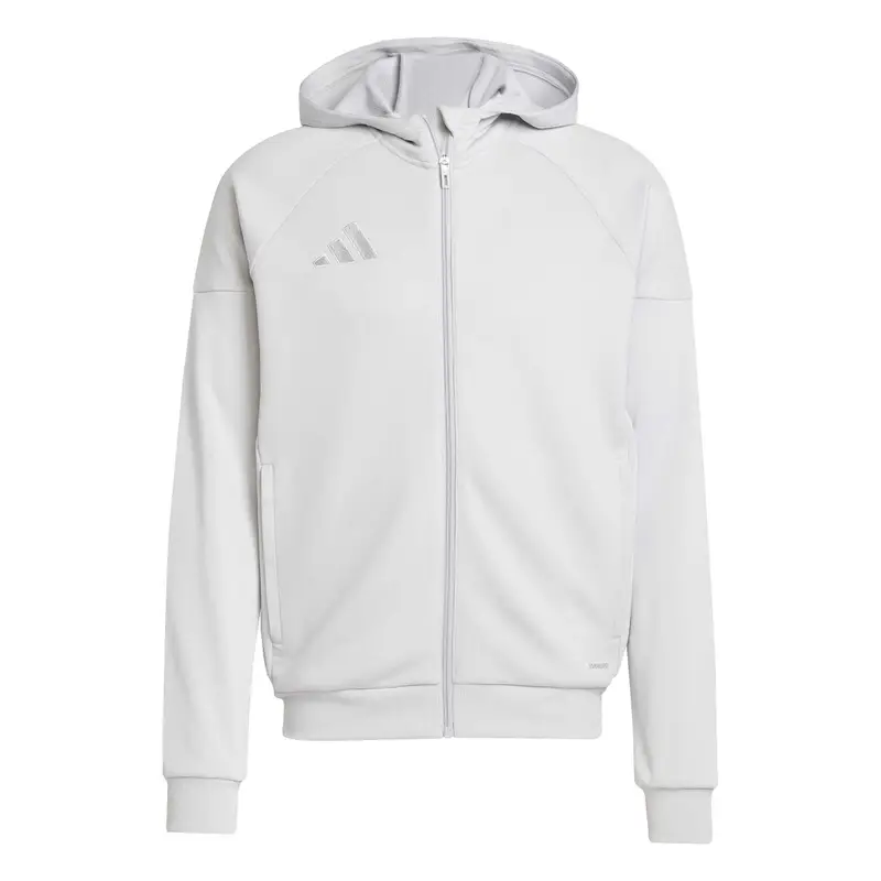 Felpa con cerniera a cappuccio adidas Tiro 25 Gris