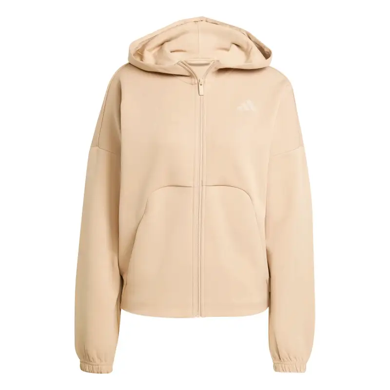 Felpa con cerniera a cappuccio da donna adidas Future Icons Small Logo