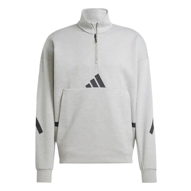 Felpa con cerniera a metà adidas Z.N.E Gris