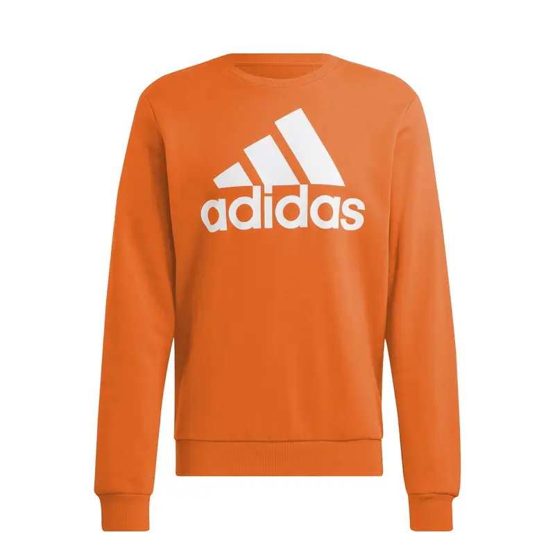 Felpa con grande logo adidas Essentials Orange