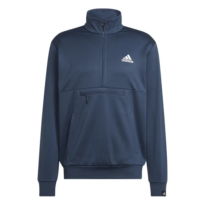 Felpa con piccolo logo adidas Aeroready Game and Go | Adidas Blu