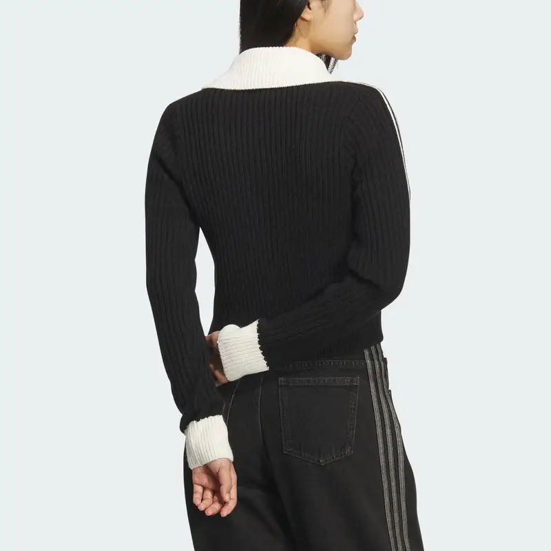 Felpa con Zip Intera Adidas Originals Team Donna Felpa KF0718 L miniatura 4