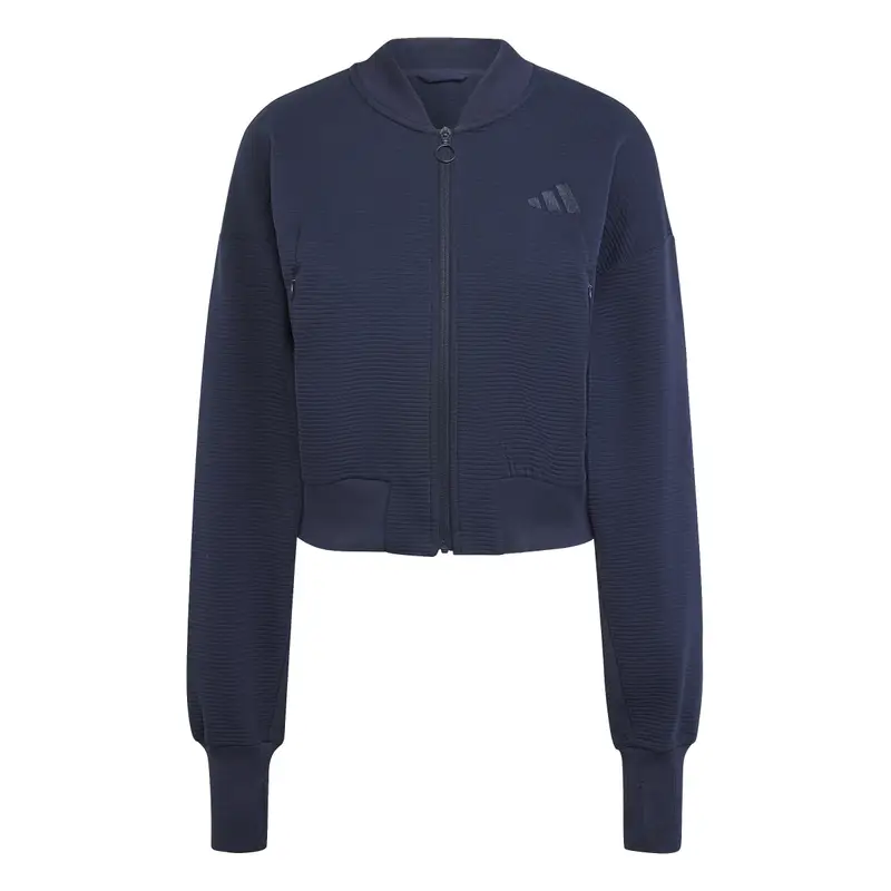 Felpa da donna a coste adidas All Szn Bleu